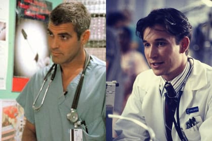 George Clooney y Noah Wyle en la serie ER Emergencias.
(Foto: Captura de Pantalla / @therealnoahwyle)