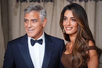George Clooney y su mujer, Amal Clooney (Foto: James Manning/PA Wire/dpa)
