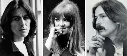 George Harrison, Pattie Boyd y Eric Clapton