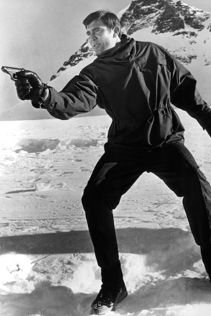 George Lazenby, en 007: Al servicio de Su Majestad (1969).