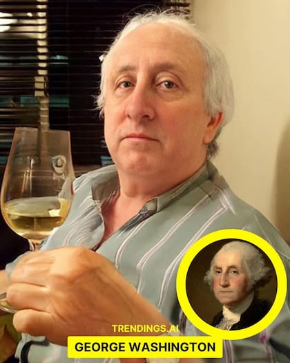 George Washington y su cambio de apariencia por Inteligencia Artificial