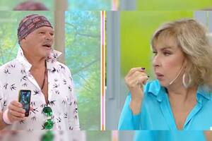 Georgina Barbarossa enfrentó a Alfa por una actitud en vivo (Captura video)