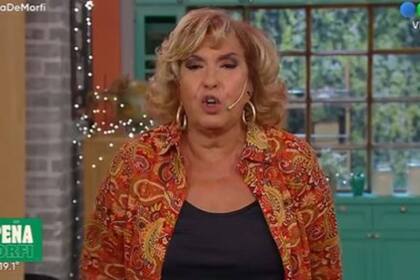 Georgina Barbarossa inició La peña de morfi sin mencionar a Jey Mammon