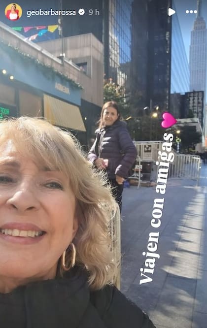Georgina Barbarossa remarcó la importancia de viajar con amigos
