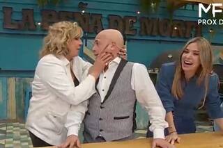 Georgina tuvo un lapsus al presentar al Bicho Gómez e hizo estallar de risa a sus compañeros