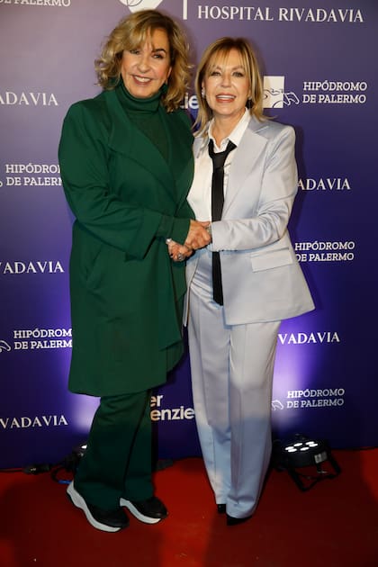 Georgina Barbarossa y Diana Chugri, felices en el evento