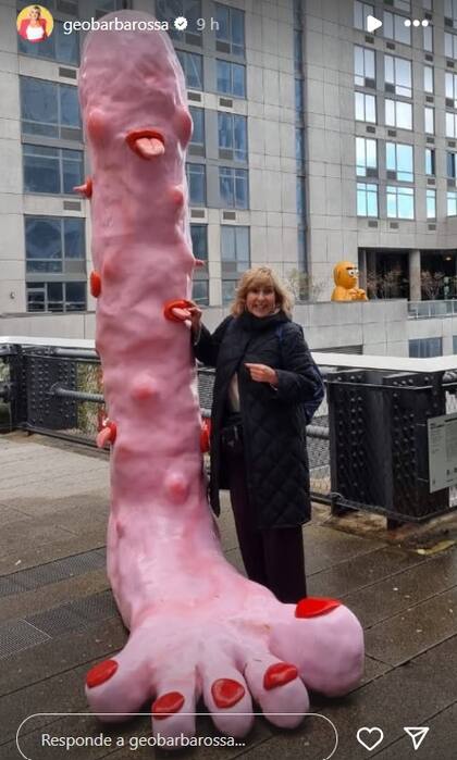 Georgina eligió Nueva York como destino para sus vacaciones