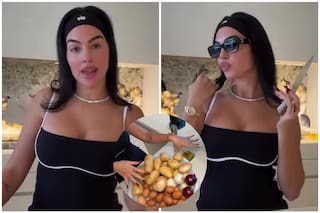 Georgina Rodríguez, pareja de Cristiano Ronaldo, cocinó su “receta estrella” en las redes