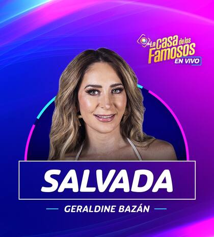 Geraldine fue salvada por Aleska y continua una semana más en La casa de los famosos