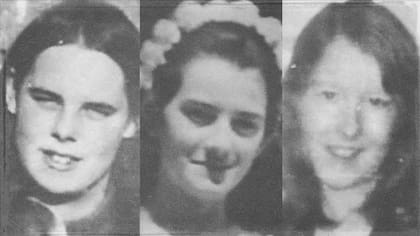 Geraldine Hughes, Sandra Newton y Pauline Floyd, todas de 16 años, habían estado celebrando durante la noche cuando fueron asesinadas camino a casa