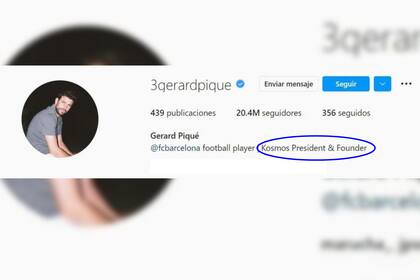 Gerard hizo cambios en su perfil (Captura Instagram @3gerardpique)