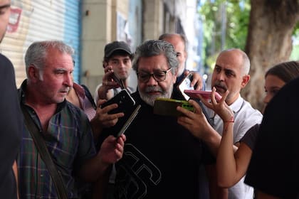 Gerardo Martínez, en la sede de la CGT