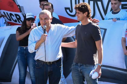 El radical Gerardo Morales, gobernador de Jujuy, junto a Martín Lousteau