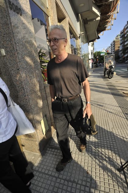 Gerardo Romano también se acercó a despedirlo