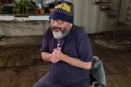 Gerardo Rozín, en uno de los tantos encuentros con su amigo Reynaldo Sietecase para ver a su querido Rosario Central