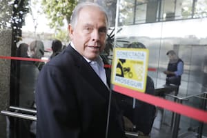 Gerardo Werthein al llegar al hotel Libertador