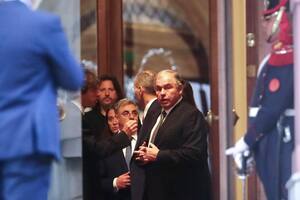 Gerardo Werthein en Casa Rosada, luego de su jura como canciller