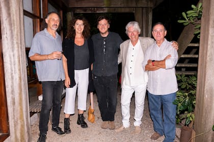 Gerardo Wohlgermuth, Adriana Napoleone, William Hereford, Roberto Riverti y Adolfo Llorente
