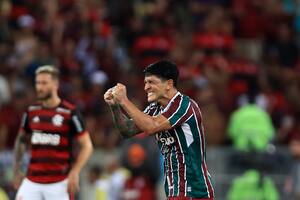 Germán Cano, una de las caras del gol de Fluminense