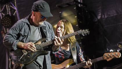 Germán Daffunchio y Gabriela Martínez: Las Pelotas brilló en la primera jornada del festival
