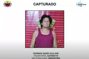 Germán Darío Giuliani, el argentino detenido en Venezuela