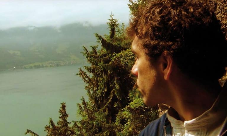Germán en el Lago de Thun, Suiza.