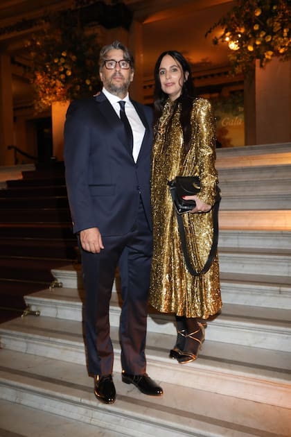 Germán Geller, CEO de Rochas, junto a su mujer, Lucila Sperber.