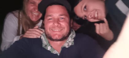 Germán Giuliani y su familia