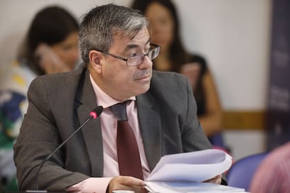 Germán Martínez, jefe del bloque del Frente de Todos en Diputados