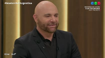 Germán Martitegui felicitó a Mica Viciconte (Crédito: Captura de video Telefe)