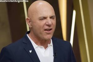 Germán Martitegui se molestó con un participante por la forma en la que preparó su plato y lo expuso delante del jurado (Foto: Captura / Telefe)