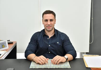 Germán Oestmann Junto a Jorge Capitanich