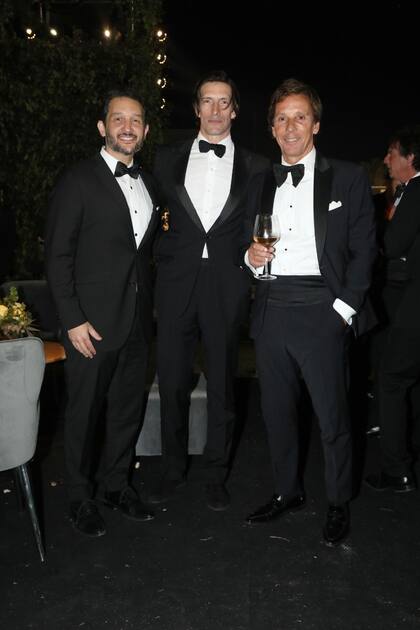 Germán Paoloski, Iván de Pineda y Alejandro Gravier.