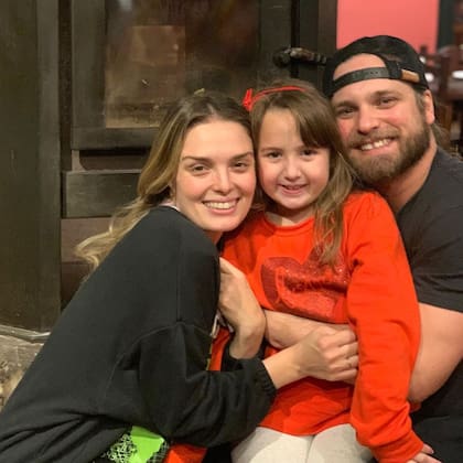 Germán Tripel y Florencia Otero son padres de Nina, de 6 años