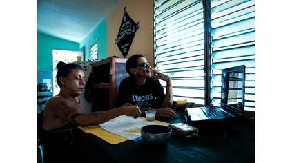Gerson y Yoandra en su casa en Pinar del Río