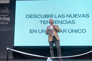  Gervasio Marques Peña, director comercial de LA NACION, en la inauguración de la segunda edición de la muestra