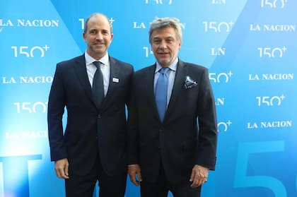 Gervasio Marques Peña, director Comercial de LA NACION, y el empresario textil Mariano Rodríguez Giesso