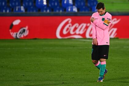 Si se habla de lo numérico, el rendimiento de Messi en Barcelona viene en declive en los últimos años