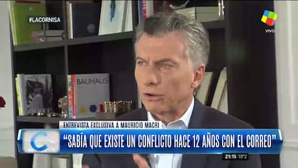 GF Default - Mauricio Macri: "Sab?a que existe un conflicto hace 12 a?os con el Correo"