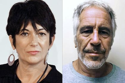 Ghislaine Maxwell y el difunto Jeffrey Epstein