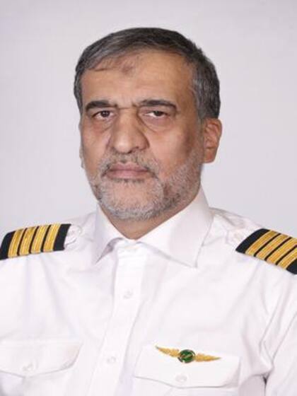 Gholamreza Ghasemi, el piloto del B747