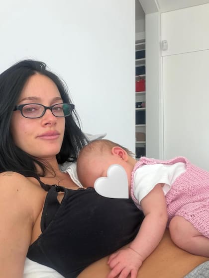 Gia, la hija de Oriana Sabatini y Paulo Dybala nació el 2 de marzo en Roma (Foto: Instagram @orianasabatini)