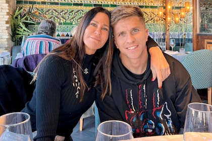 Gian y su mamá, Carolina Baldini.