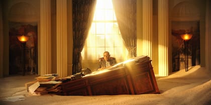 Giancarlo Esposito en una escena de Megalópolis