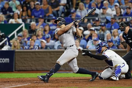 Giancarlo Stanton, una de las figuras de los New York Yankees en la MLB, es de origen boricua gracias a la herencia de una de sus bisabuelas paternas que nació y se crio en la ciudad de Ponce, Puerto Rico (Archivo)
