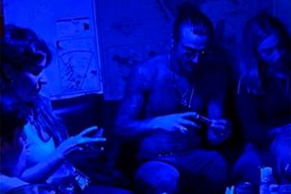 Gianinna Maradona junto a Daniel Osvaldo