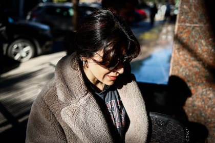 Gianinna Maradona llega a los tribunales de San Isidro