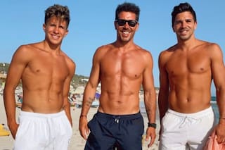 El cumpleaños de Gio Simeone en familia, en las paradisíacas playas de Ibiza