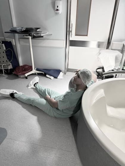 Gianluca Simeone tras el parto de su pareja, Eva Bargiela