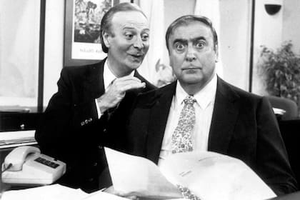 Gianni Lunadei junto a Juan Carlos Mesa, una dupla que hizo historia en la televisión argentina